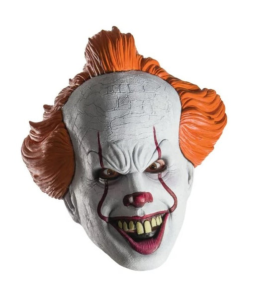 Máscara Pennywise 3/4 - Látex - Película IT - Versión 2017 - Accesorio de disfraz