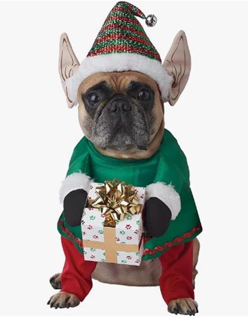 Santa's Little Yelper - Dog - Christmas - Holiday - Pet Costume - Small