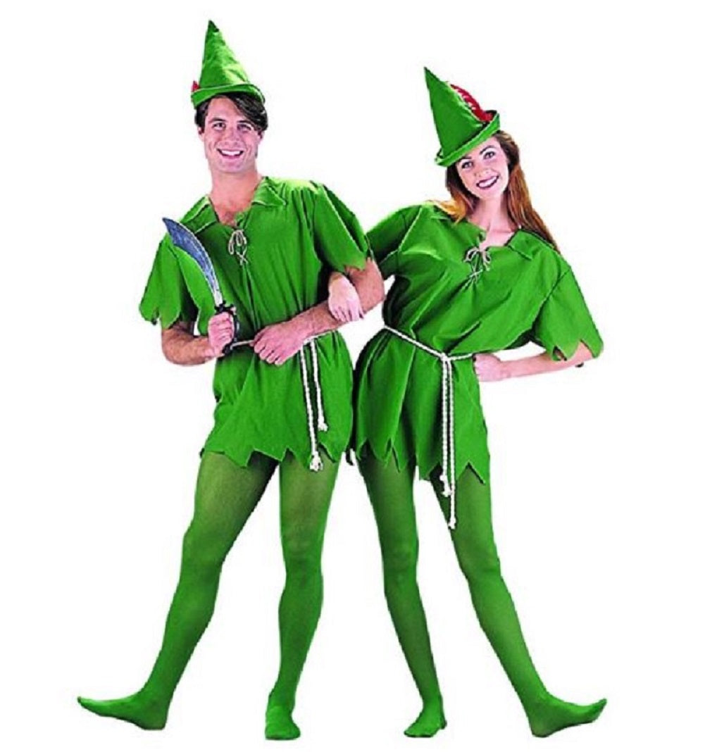 Peter Pan – Lost Boy Tink Elf – Weihnachten – Kostüm – Erwachsene, Unisex – 3 Größen