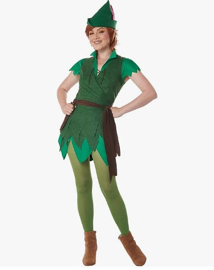 Peter Pan – Lost Boy Tink Elf – Weihnachten – Kostüm – Erwachsene, Unisex – 3 Größen