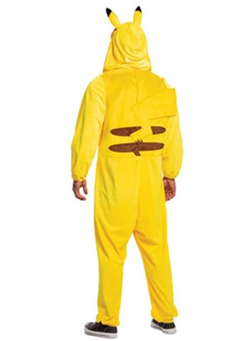 Pikachu - Pokemon - One Piece Jumpsuit - Yellow - Costume - Adult - 2 Sizes