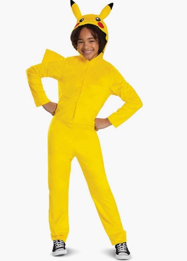 Pikachu - Pokemon - One Piece Jumpsuit - Yellow - Costume - Child - 4 Sizes