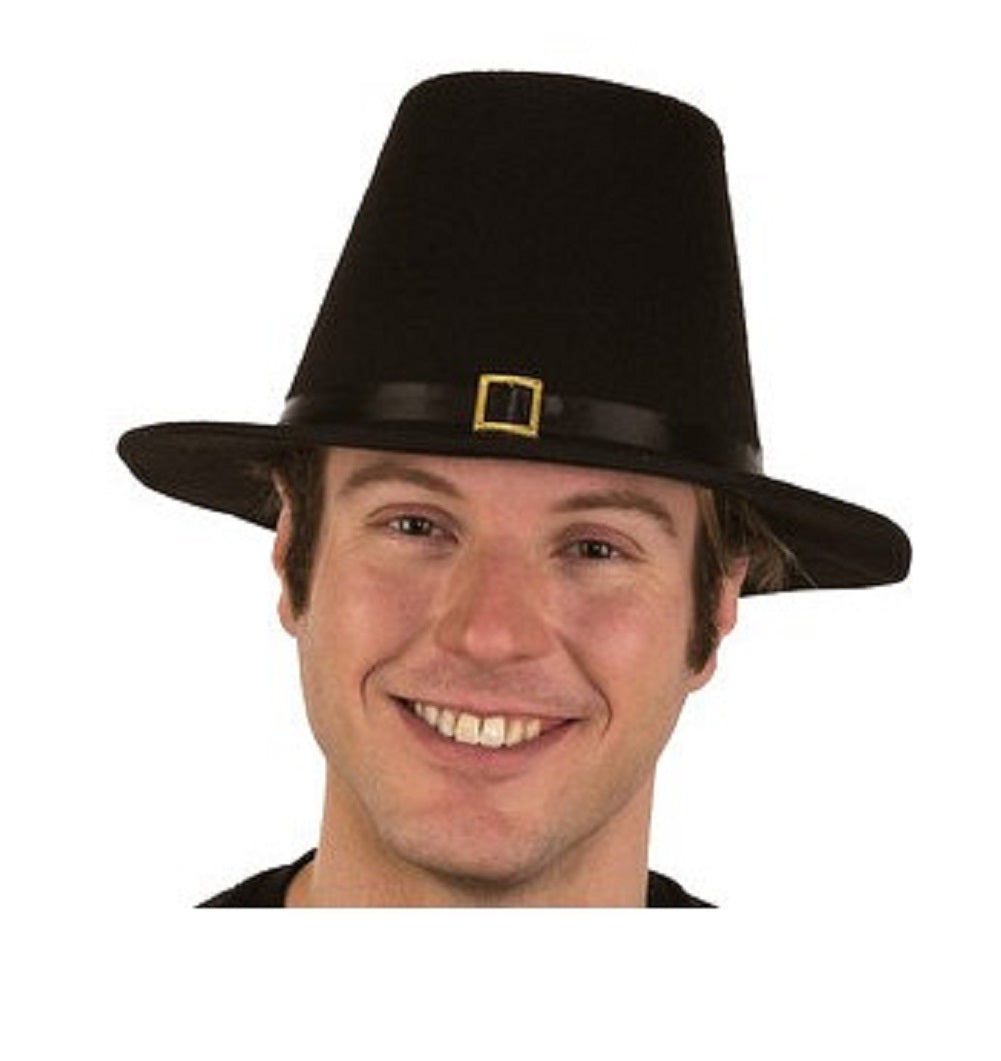 Pilgrim Hat - Thanksgiving - Colonial - Costume Accessory - Adult Teen