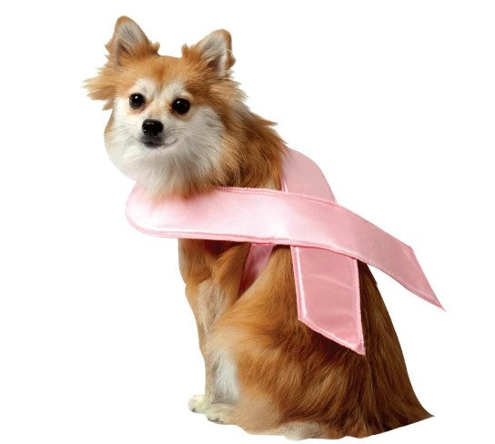 Pink Ribbon - Breast Cancer Awareness - Dog Costume - 3 Sizes