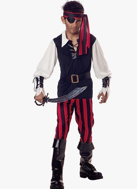 Cutthroat Pirate - Buccaneer - Costume - Child - Small 4-6