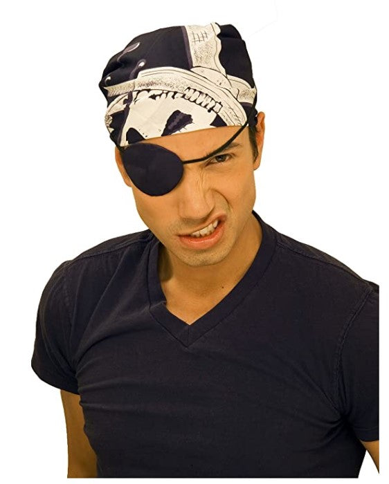 Pirate Set - Eye Patch & Earring - Costume Accessories - Child Teen Adult