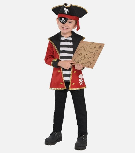 Pirate Kit - Unisex - Costume - Child - Small 4-6