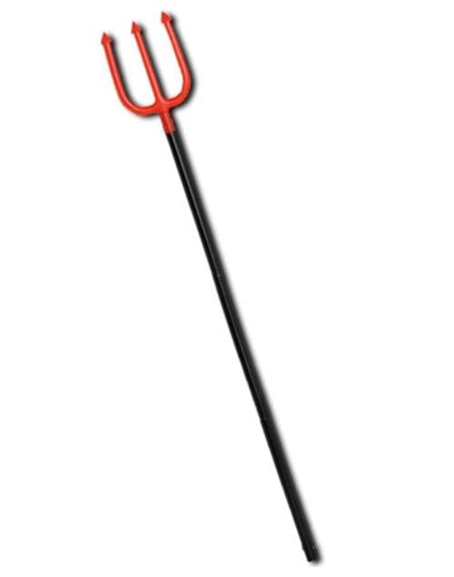 Pitchfork - Devil - Collapsible Handle - 36" Long - Plastic - Costume Accessory