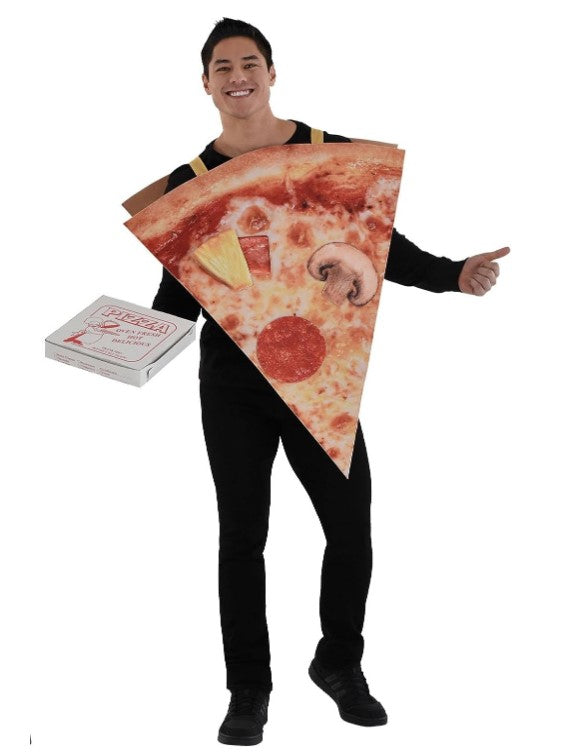 Pizza - Tunic - Food - Detachable Toppings - Costume - Adult One Size