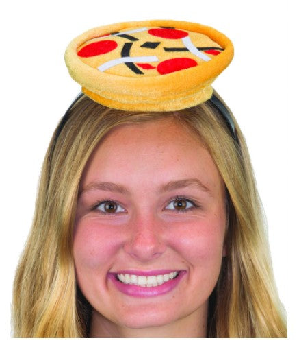 Pizza Mini Hat Headband - Food/Drink - Costume Accessory - Teen Adult