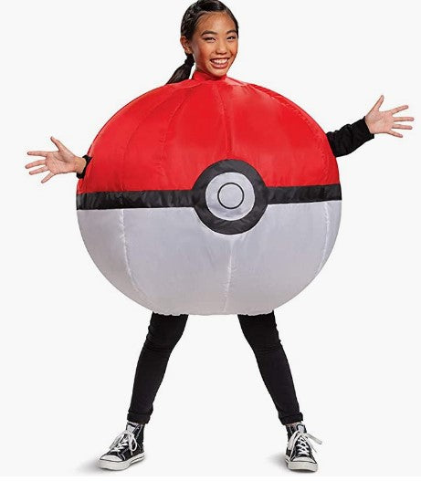 Pokéball - Pokémon - Rojo/Blanco - Inflable - Disfraz - Talla infantil