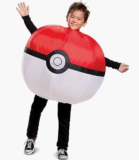 Pokéball - Pokémon - Red/White - Inflatable - Costume - Child Size