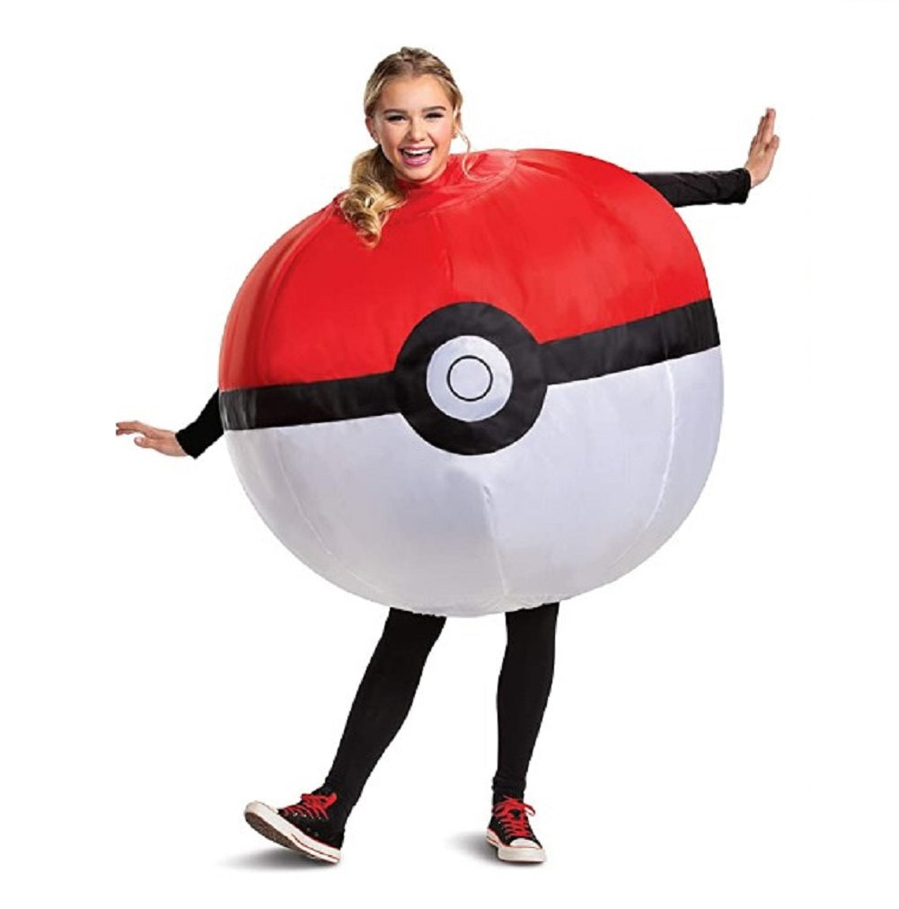 Pokéball - Pokémon - Red/White - Inflatable - Costume - One Size ...