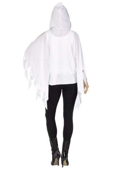 Ghost Boo Poncho - Lightweight - Costume Accessory - Adult One Size