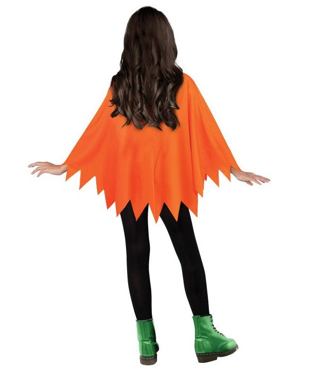 Jack-O-Lantern Poncho - Pumpkin - Costume - Child