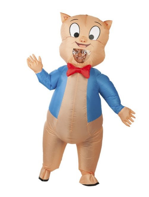 Porky Pig - Looney Toons Cartoons - Inflatable - Costume - Adult