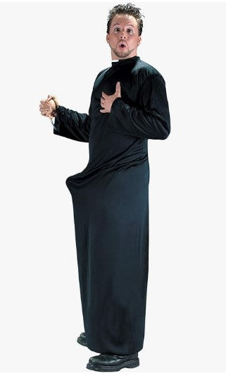 Priest - Keep Up The Faith - Black - Economy Costume - Adult - Comedy