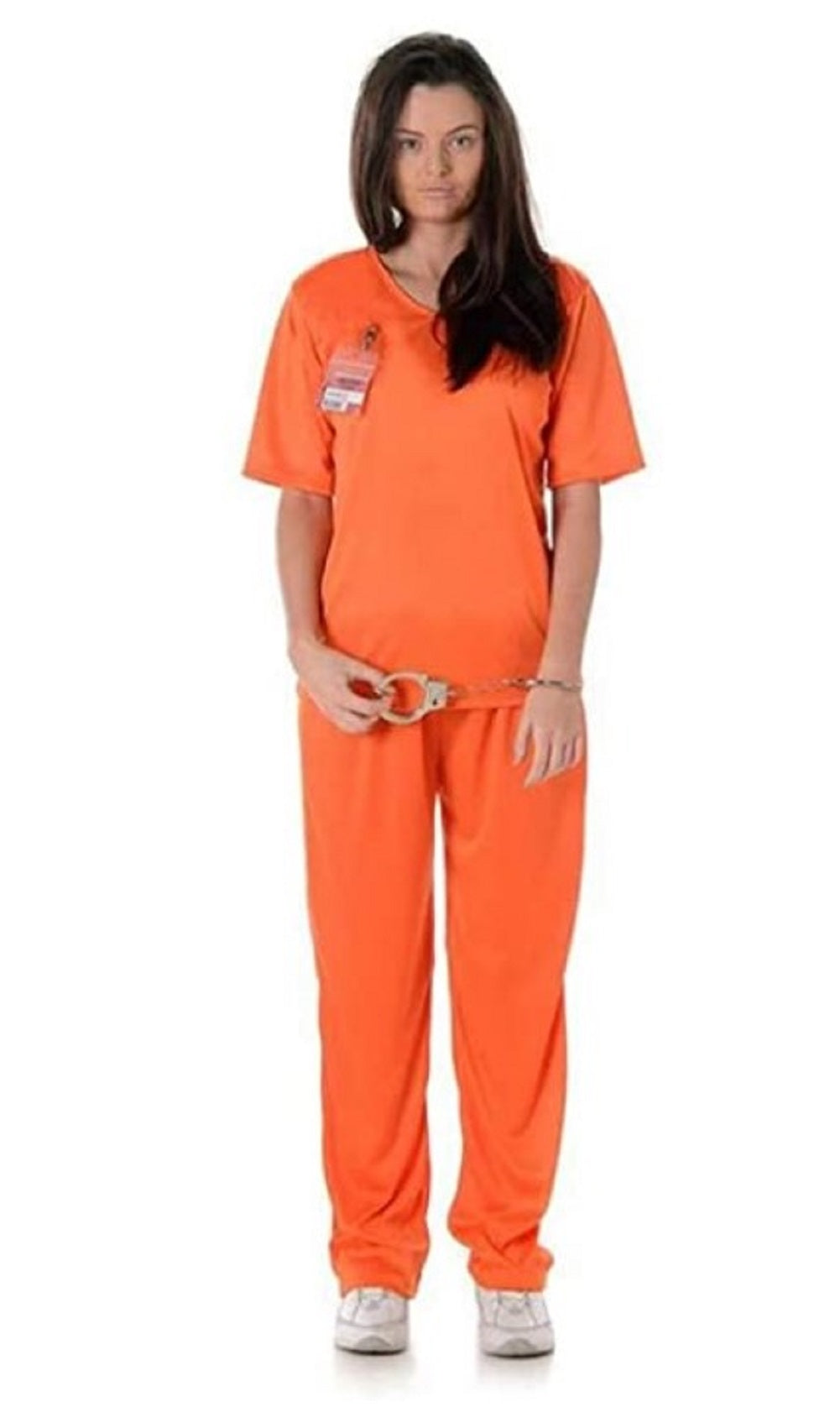 Prisoner - Orange - Inmate/Convict - Costume - Adult - 4 Sizes