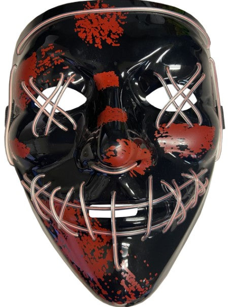 Light-Up Purge Mask - Costume Accessory - Teen Adult - 4 Colors