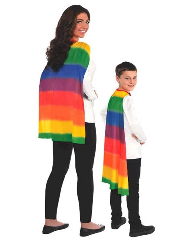 Cape - 30" - Rainbow - Superhero - Sports - Pride - Costume - One Size