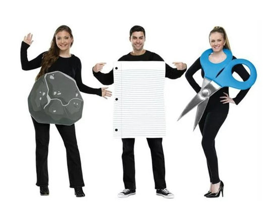 Rock Paper Scissors - 3 in 1 - Group Costumes - Adult Standard