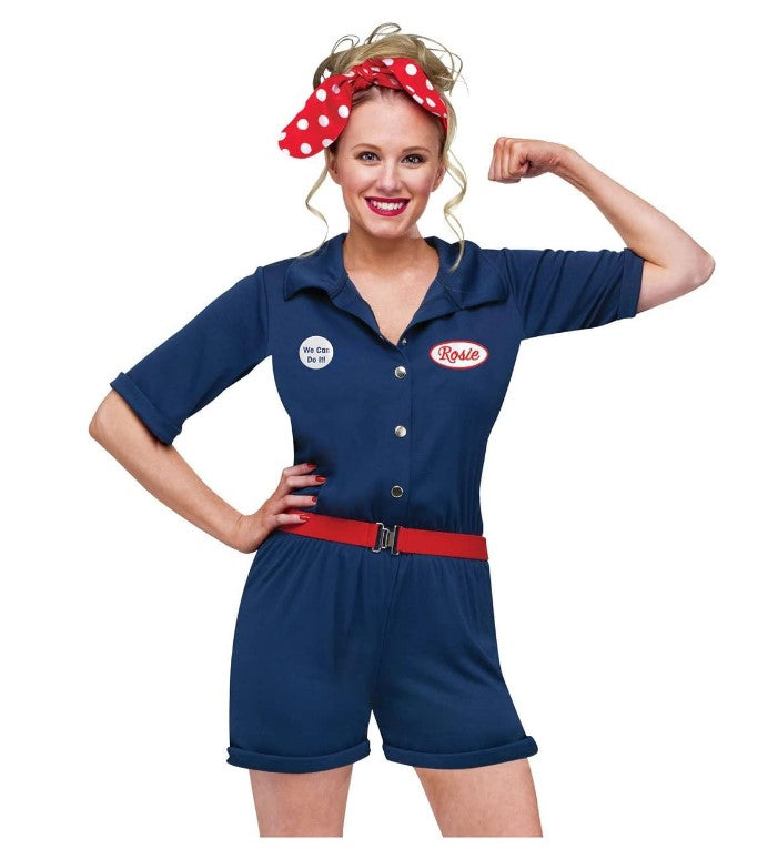 Rosie the Riveter Kit - Historical - Icon - Costume Accessory - Adult Teen