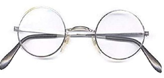 Gafas Redondas de Santa - Oro - Ancianos - Ben Franklin - Accesorios para Disfraces