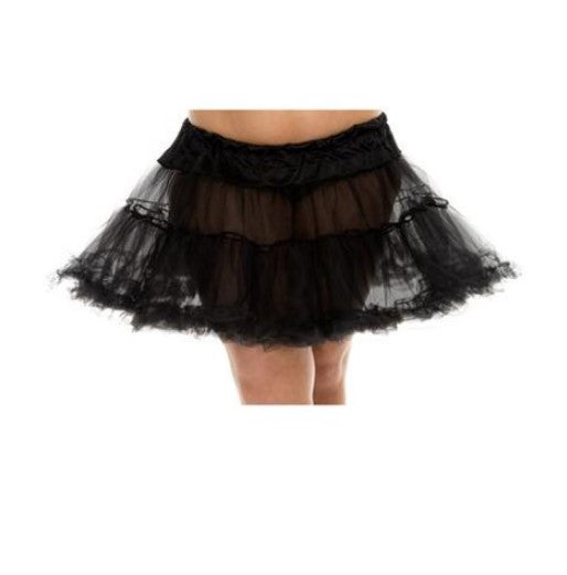 Ruffle Trim Mini Slip - Petticoat - Costume Accessory - Adult Queen - 4 Colors