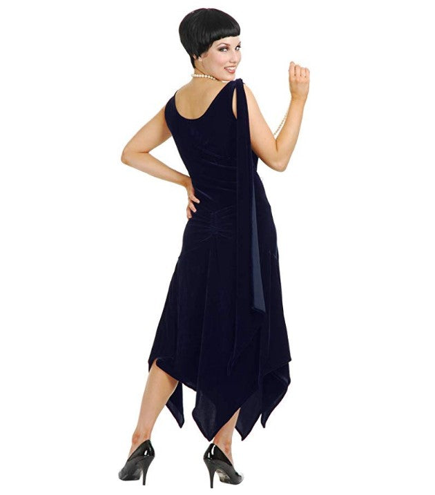 Sandy Speak Easy Flapper - Navy Blue - 1920's - Costume - Adult - 2 Sizes