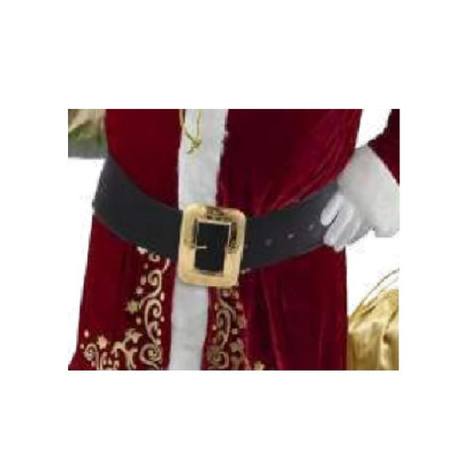 Santa Belt - Brass Buckle - Christmas - 5 x 65" - Costume Accessory - Men