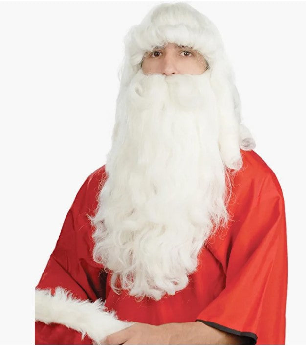 Santa Wig - White - Christmas - Costume Accessory - Adult Teen