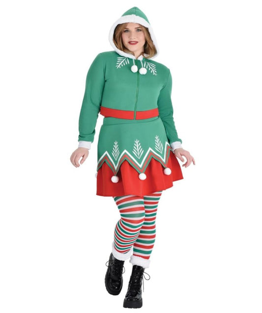 Sassy Elf - Navidad - Vacaciones - Disfraz - Adulto - 4 Tallas