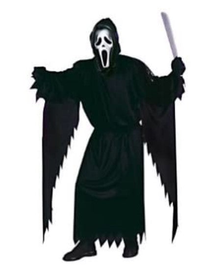 Gjostface Robe Scream Ghostface® Robe & Mask - Officially Licensed - Costume - One Si ...