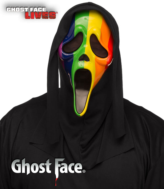 Scream Ghostface® Rainbow Mask - Pride - Officially Licensed - Costume Accessory
