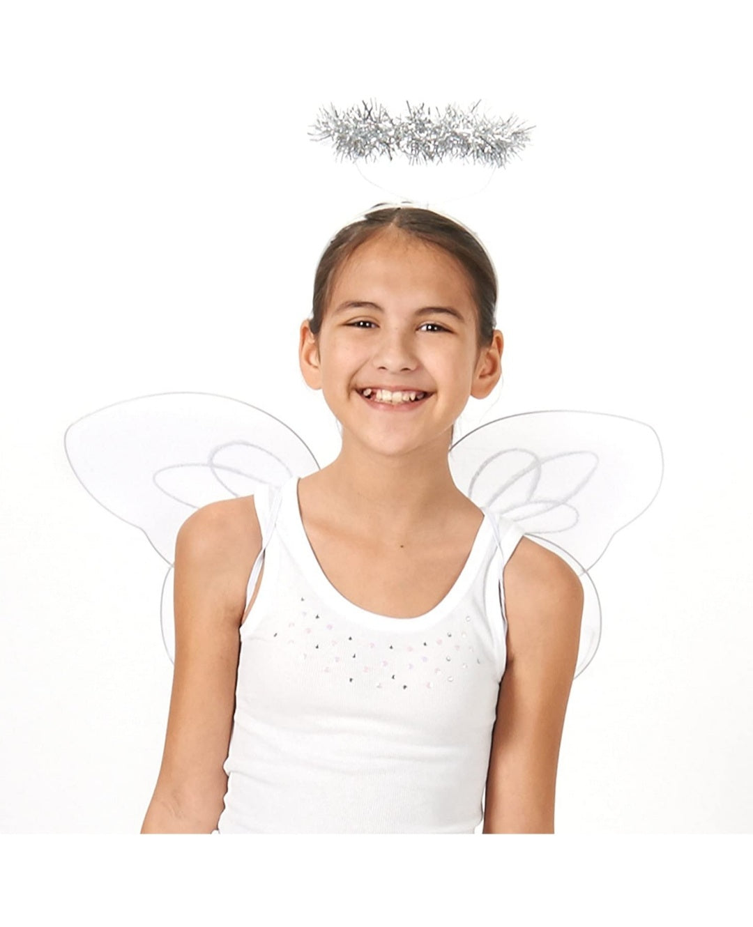 Angel Kit - Wings and Halo - White/Silver - Costume Accessories - Child