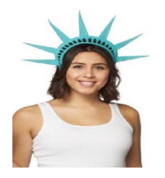 Statue of Liberty Headpiece - Green - Rubber - Costume Accessory - Adult Teen