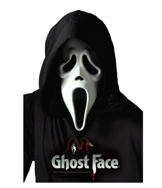 Máscara Ghostface - Original - Scream - Accesorio de disfraz - Adulto adolescente