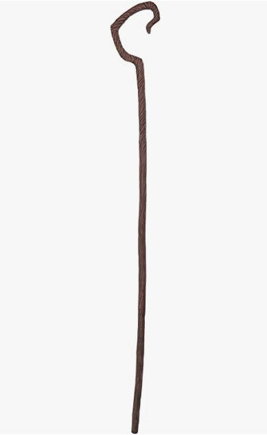 Large Shepherd Staff - Brown - Moses - Biblical - Wise Man - Costume Accessory