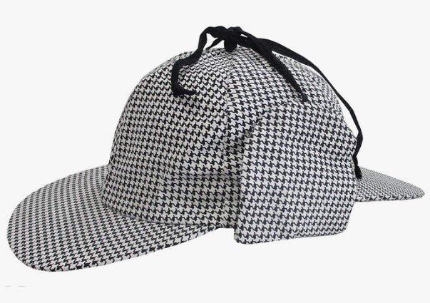 Sherlock Holmes British Detective Hat - Deerstalker - Costume Accessory - Adult