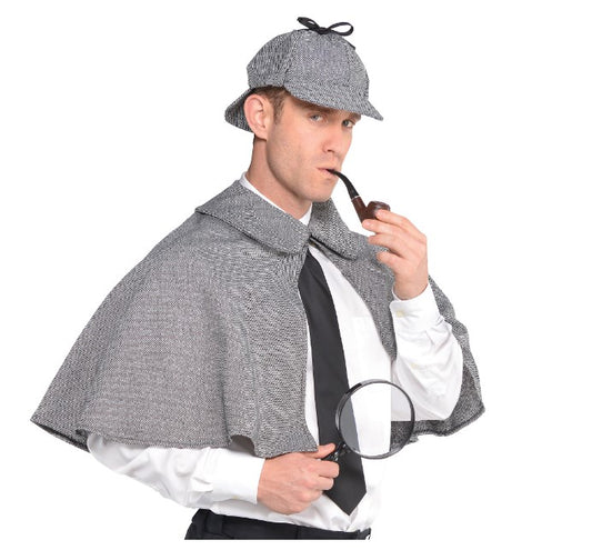 Sherlock Holmes Set - British Detective - Costume Accessory - Adult