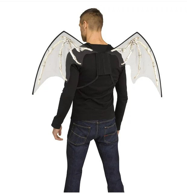 Skeleton Bone Wings - Bats - Dark Angels - Costume Accessory - Adult