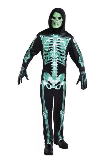 Skeleton - Glow in the Dark - Costume - Adult - 2 Sizes