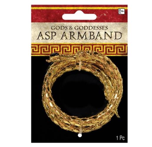 Golden Snake Armband - Egyptian - Costume Accessories - Adult Teen