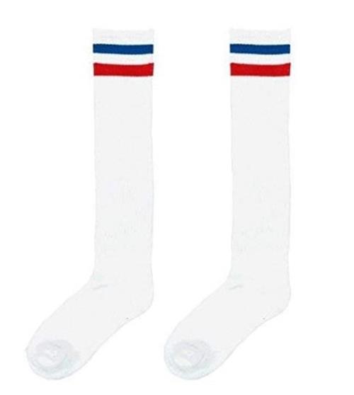 Patriotic Knee High Socks - Red/White/Blue - Costume Accessory - Adult Teen