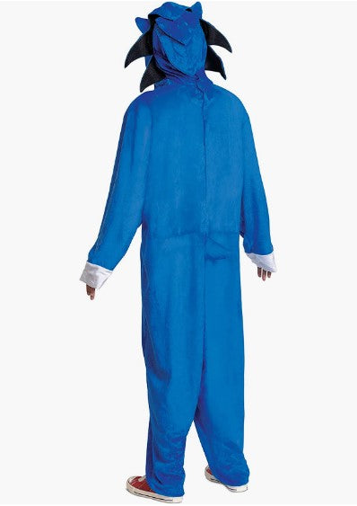 Sonic - One Piece Jumpsuit - Blue - Costume - Adult Medium/Teen