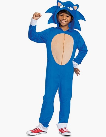 Sonic the Hedgehog – Einteiliger Overall – Blau – Kostüm – Kind – 3 Größen