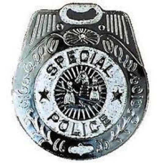 Jumbo Special Police Badge - Police Officer - Plastic - Costume Accessory Prop