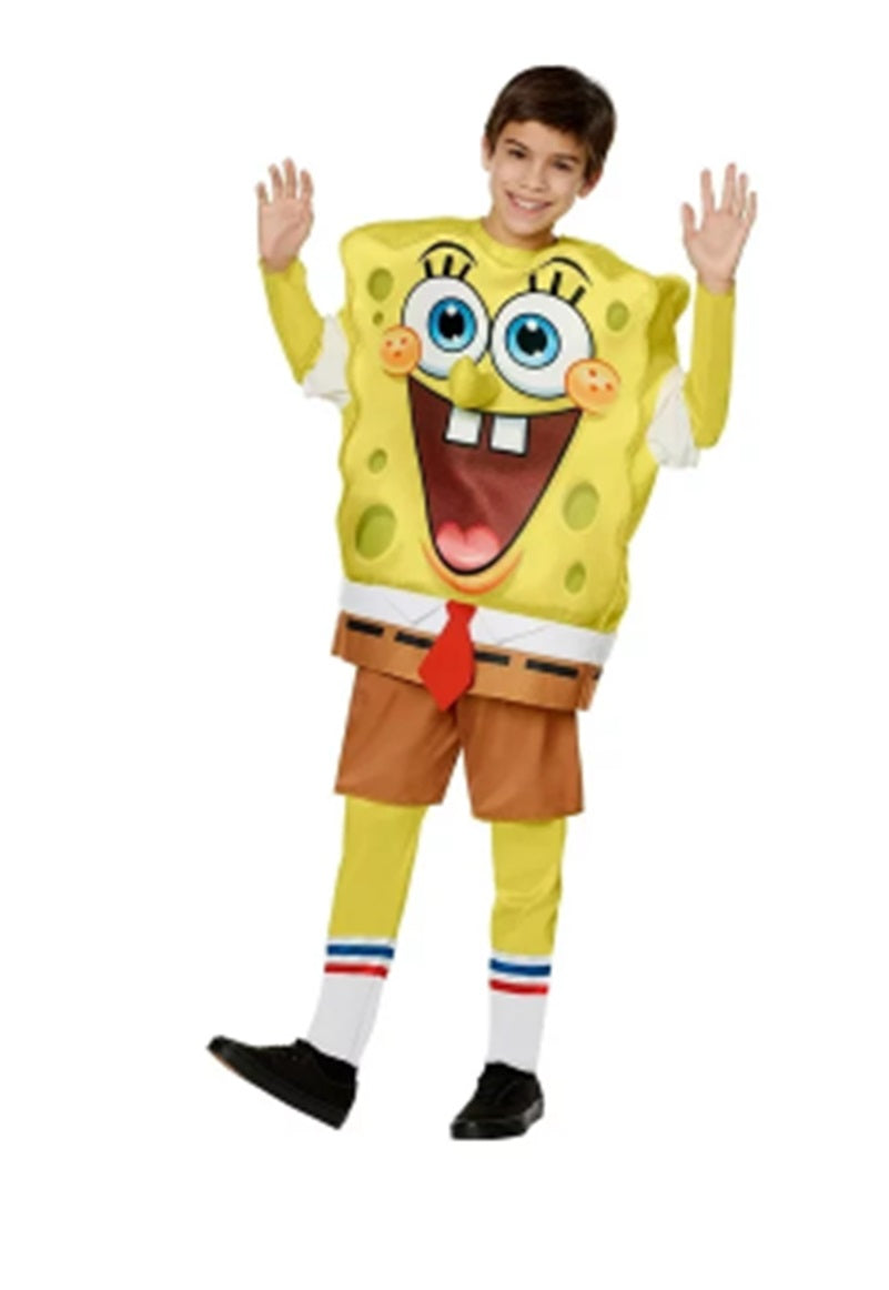 SpongeBob - Pullover Tunic - Deluxe Costume - Child - 4 Sizes