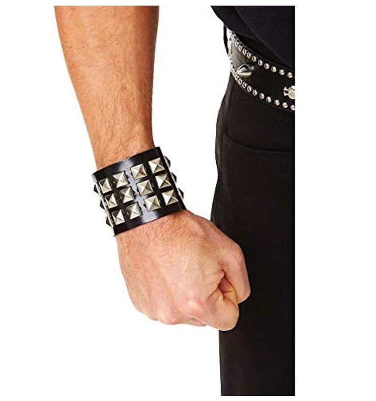 Studded Wristband - Rockstar - Goth - Punk - Costume Accessory