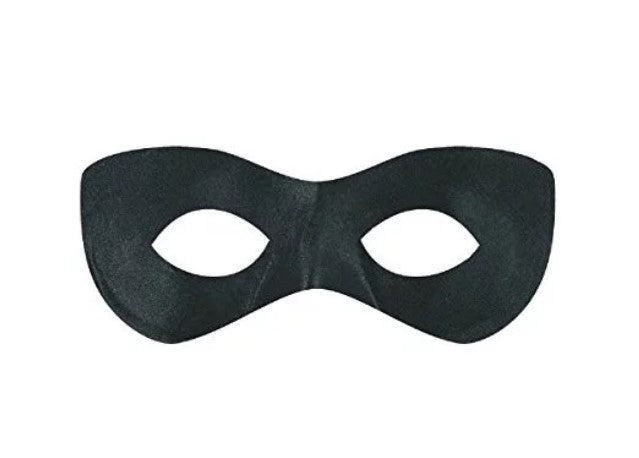 Superhero Mask - Costume Accessory - Teen Adult - 4 Colors